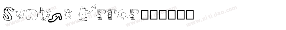 Syntax Error字体转换